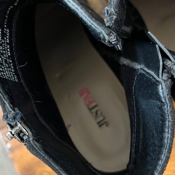 Black Wedge Bootie size 8.5 - Picture 7 of 8